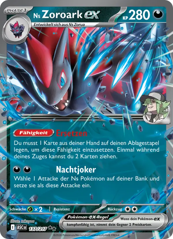 Ns Zoroark ex #137