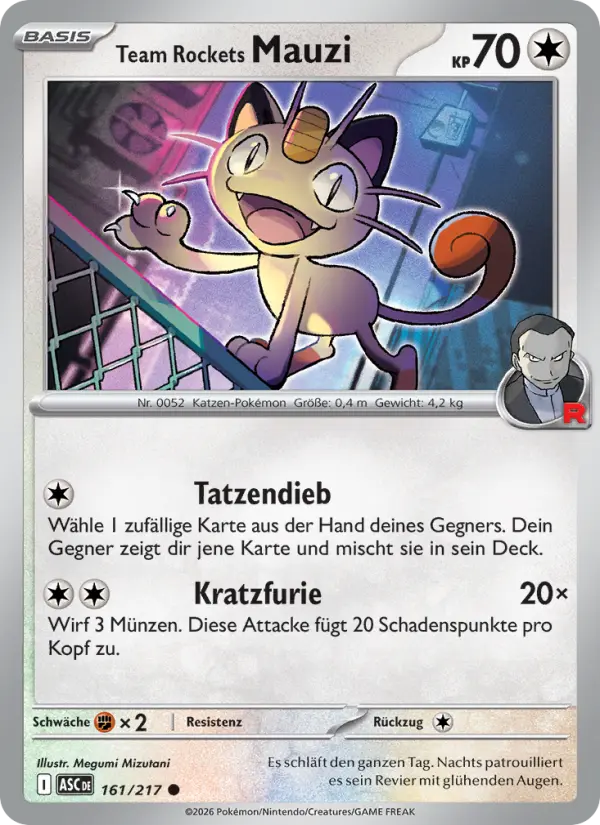Team Rockets Mauzi #161
