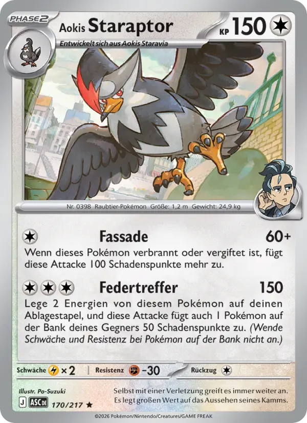 Aokis Staraptor #170