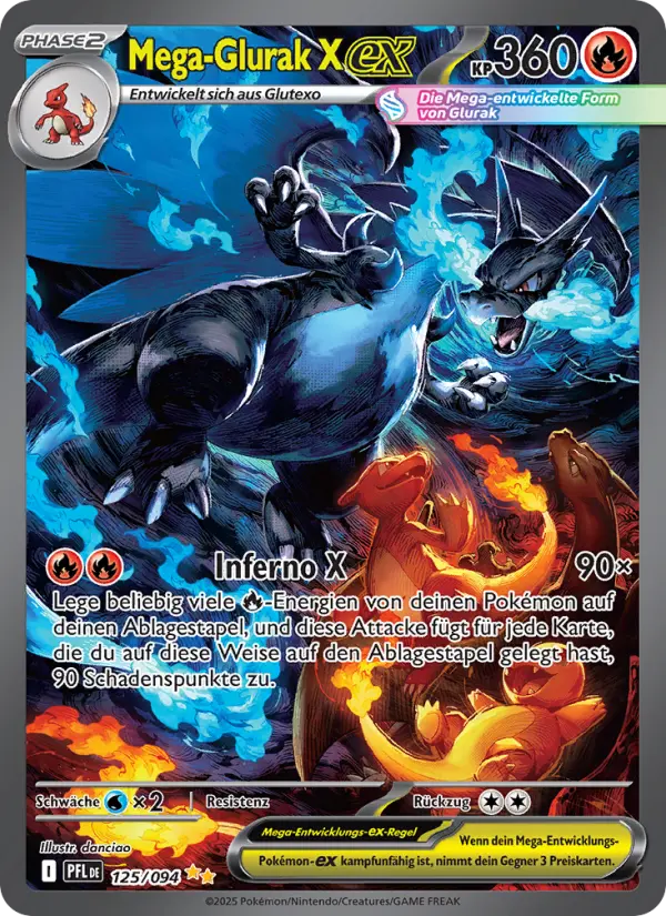 Mega-Glurak X ex #125