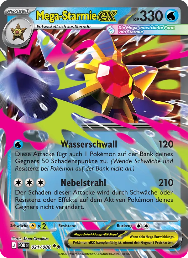 Mega-Starmie ex #021