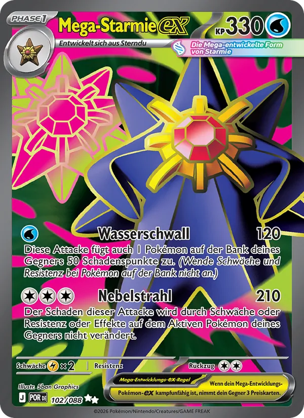 Mega-Starmie ex #102