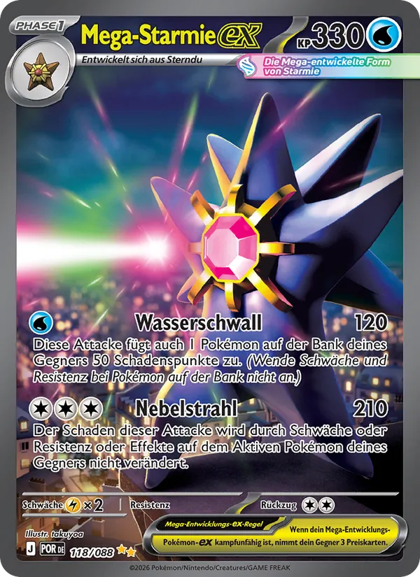 Mega-Starmie ex #118