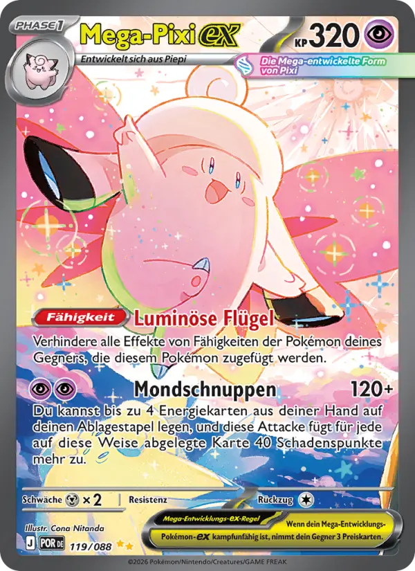Mega Clefable ex #119
