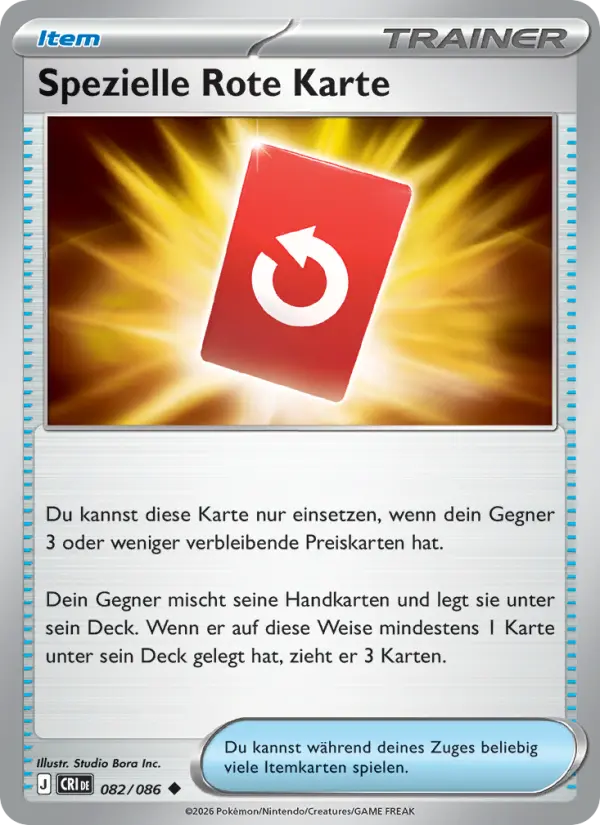 Spezielle Rote Karte #082 — Wachsendes Chaos