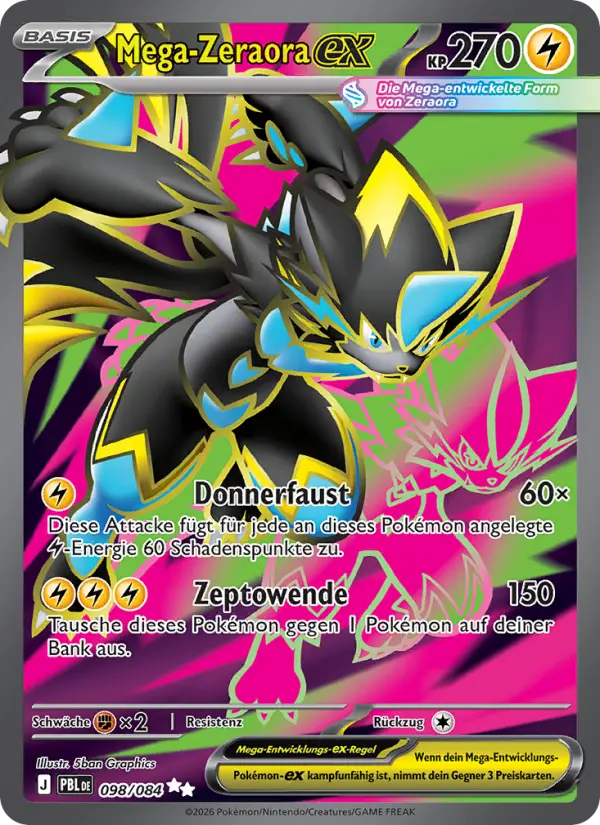 Mega-Zeraora ex #098