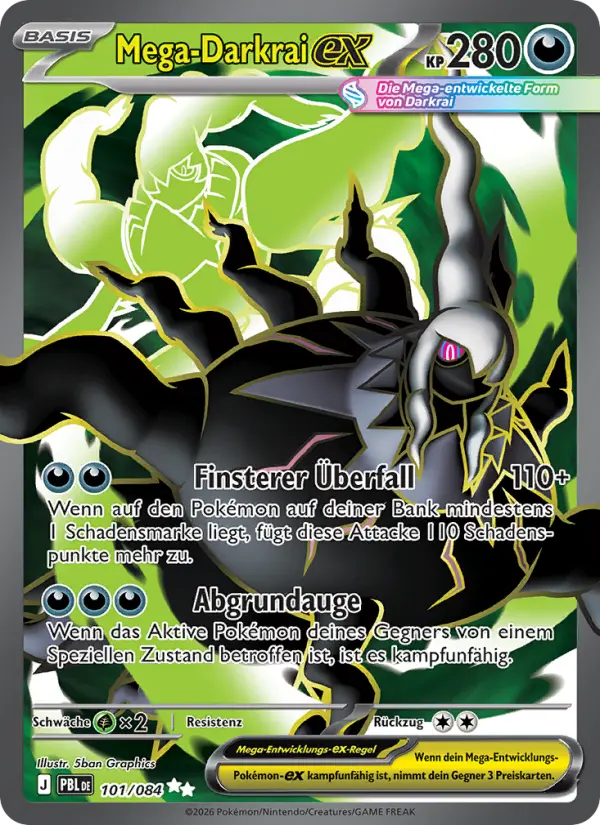 Mega-Darkrai ex #101