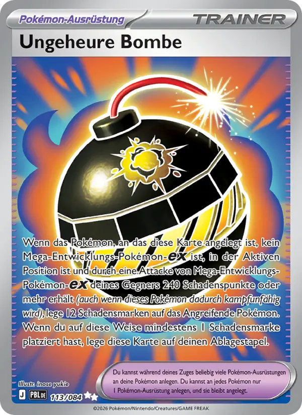 Ungeheure Bombe #113