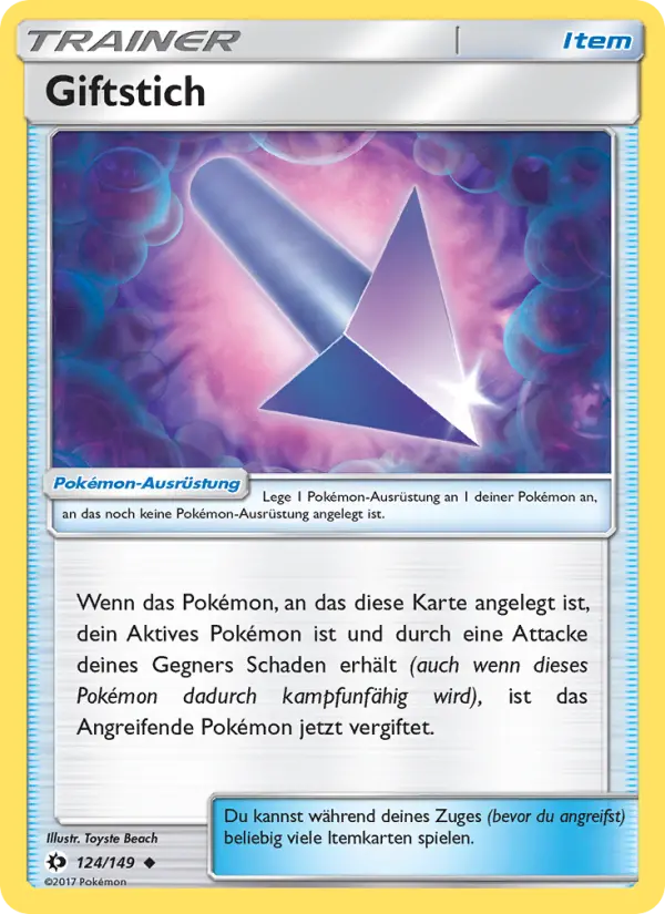 Giftstich #124 — Sonne & Mond (Reverse Holo)