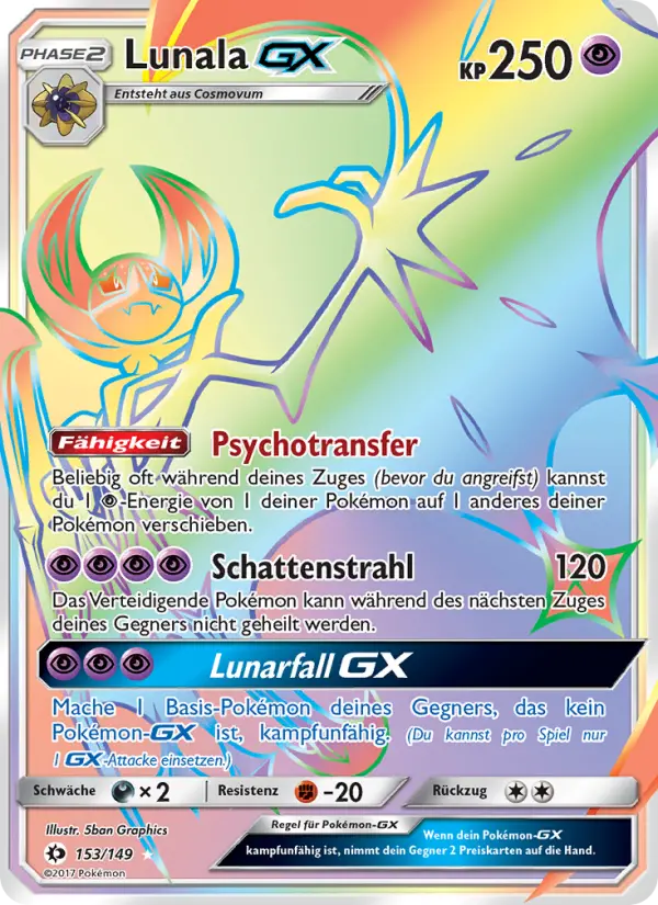 Lunala GX #153