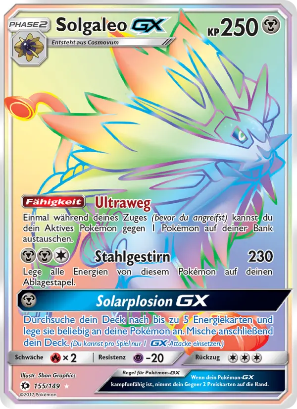Solgaleo GX #155