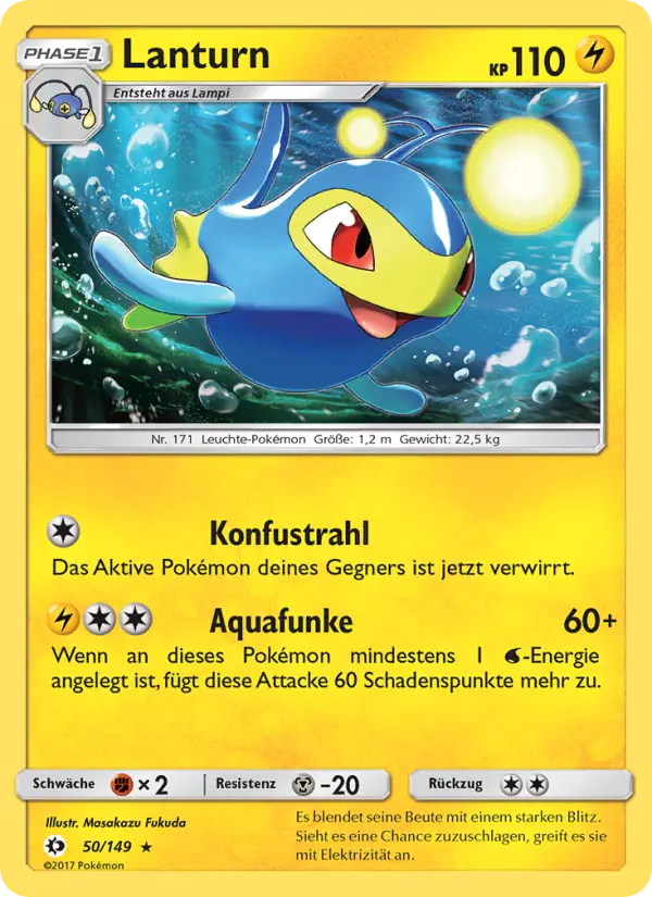 Lanturn #50 — Sonne & Mond (Reverse Holo)