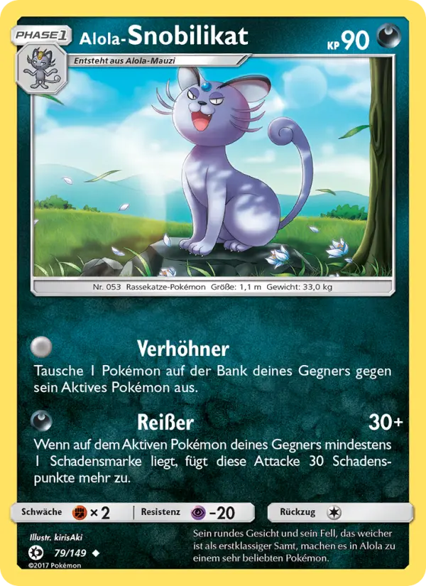 Alola-Snobilikat #79 — Sonne & Mond (Reverse Holo)