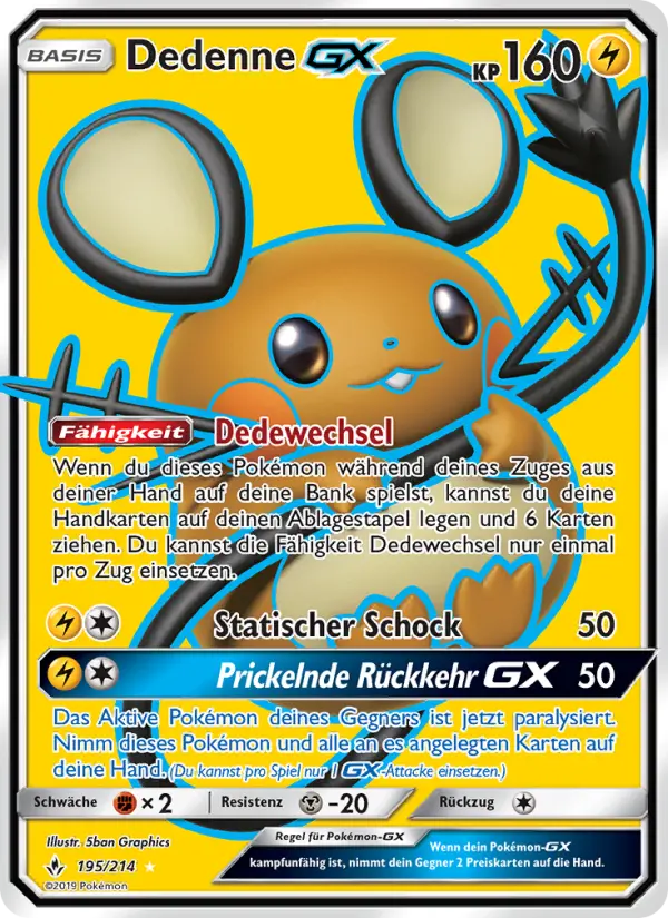 Dedenne GX #195