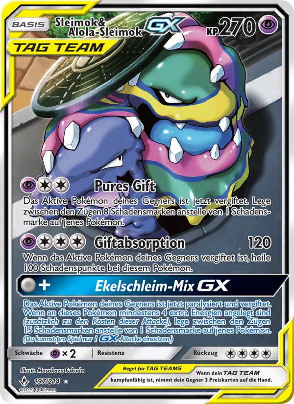 Sleimok & Alola-Sleimok GX #197