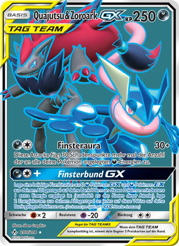 Quajutsu & Zoroark GX #200