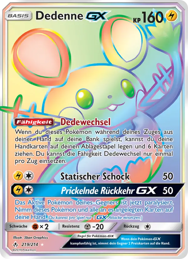 Dedenne GX #219