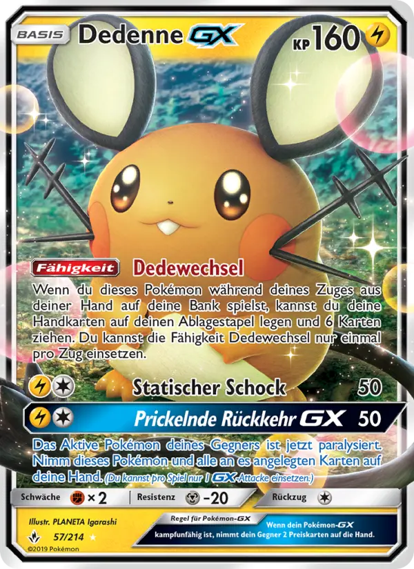 Dedenne GX #57