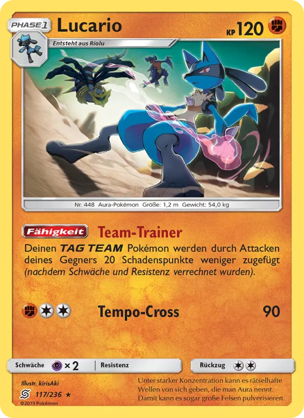 Lucario #117 — Bund der Gleichgesinnten (Reverse Holo)