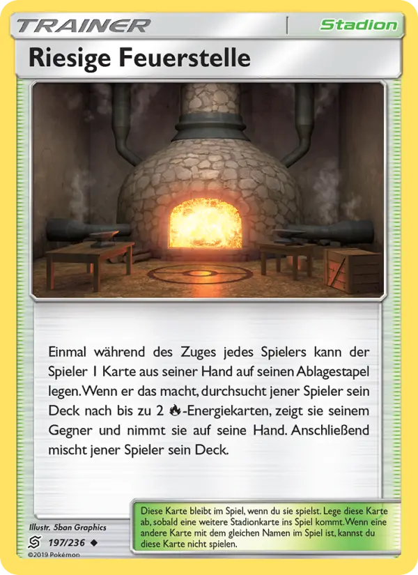 Riesige Feuerstelle #197