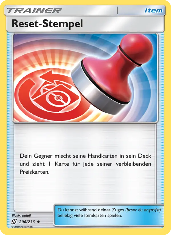 Reset-Stempel #206