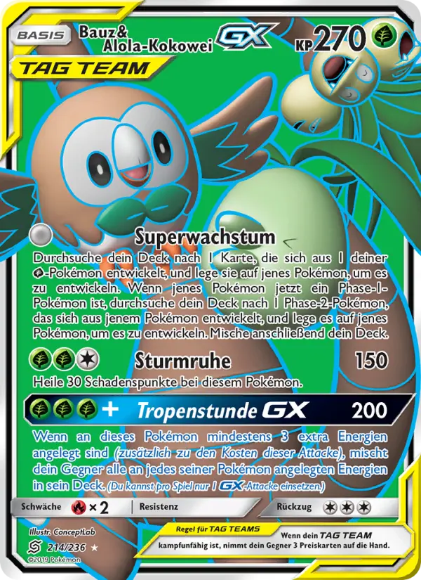 Bauz & Alola-Kokowei GX #214