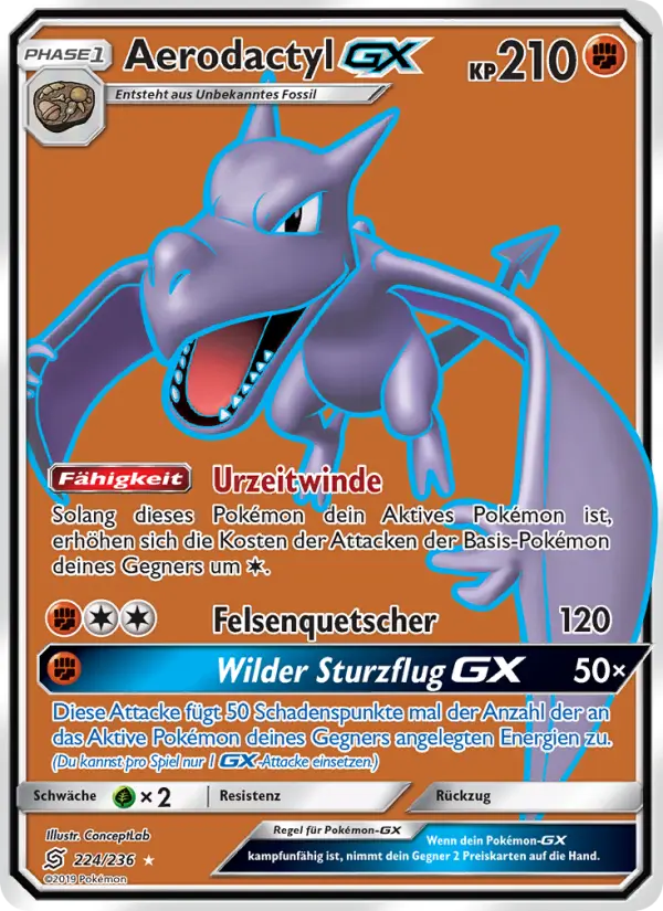 Aerodactyl GX #224