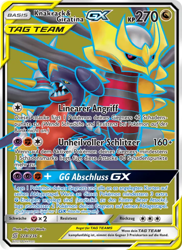 Knakrack & Giratina GX #228