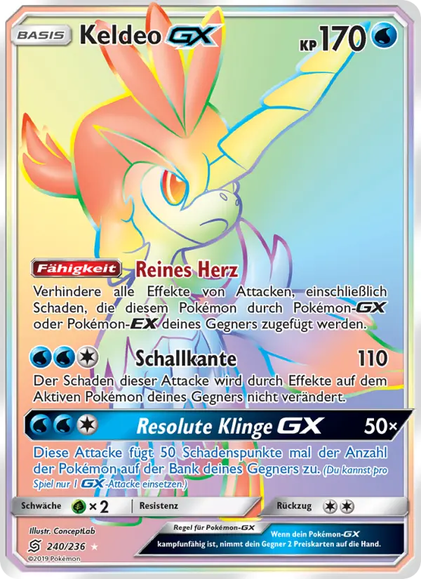 Keldeo GX #240