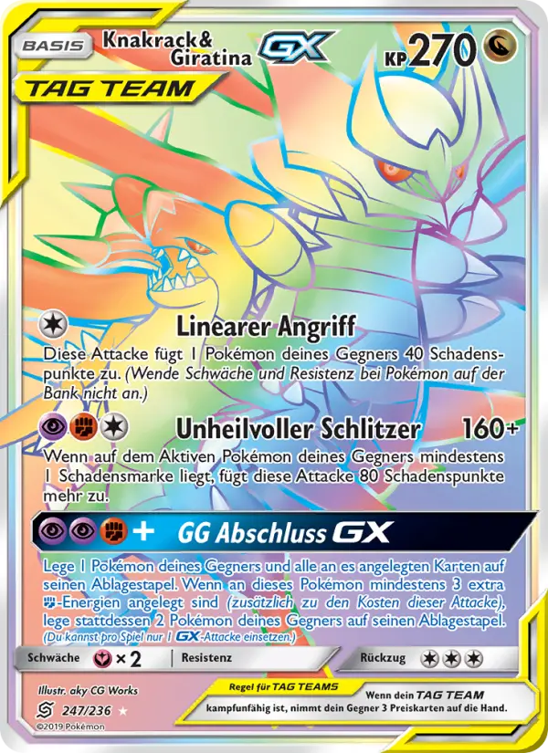 Knakrack & Giratina GX #247