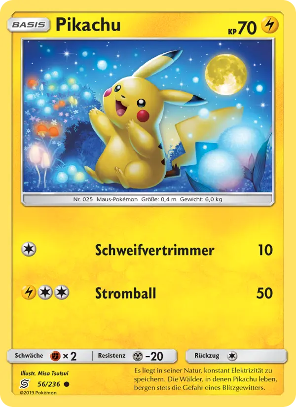 Pikachu #56 — Bund der Gleichgesinnten (Reverse Holo)