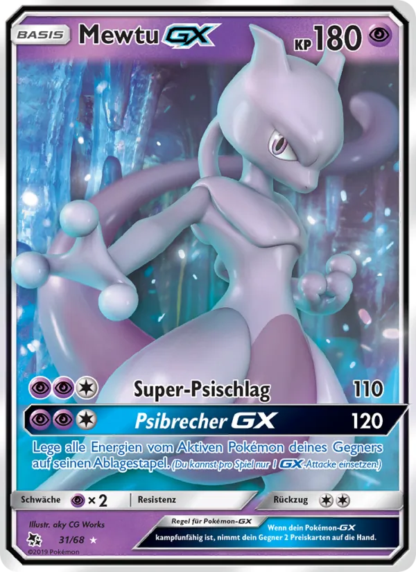Mewtu-GX #31 — Verborgenes Schicksal