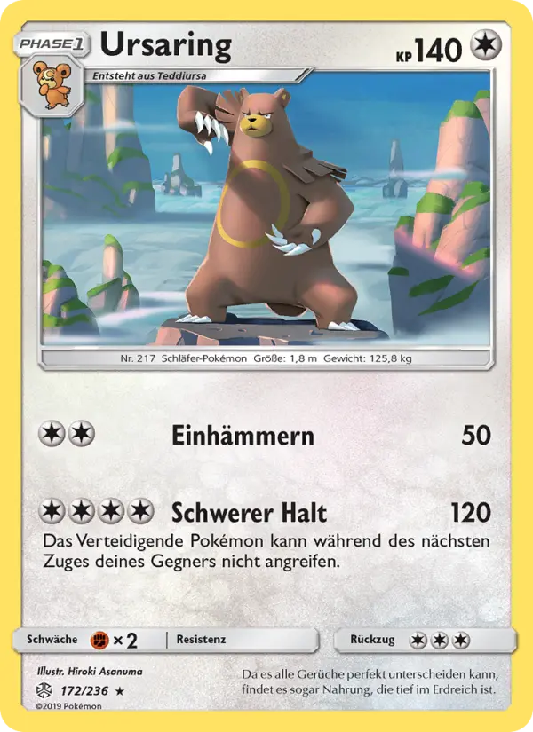 Ursaring #172 — Welten im Wandel (Reverse Holo)