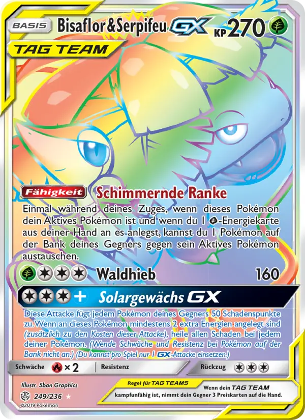 Bisaflor & Serpifeu GX #249
