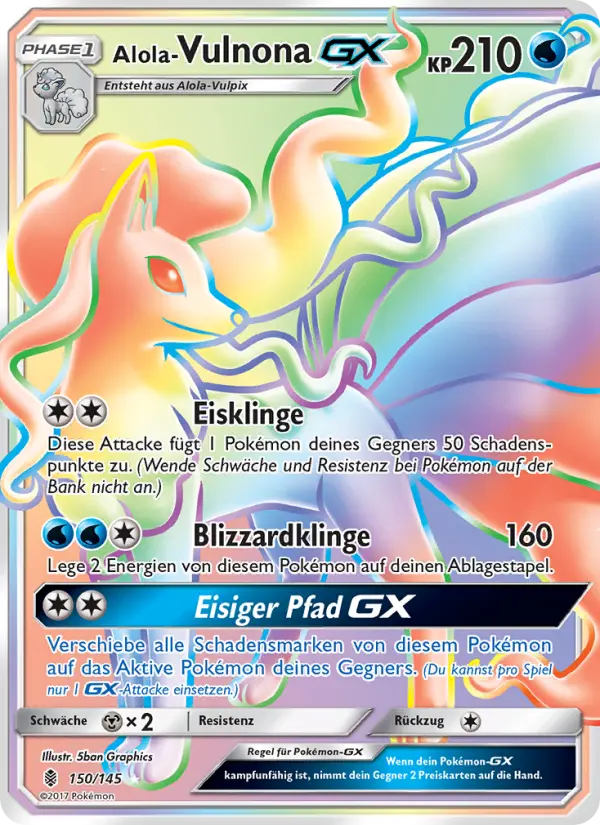 Alola Vulnona GX #150