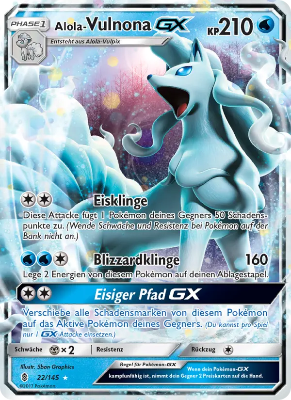Alola Vulnona GX #22