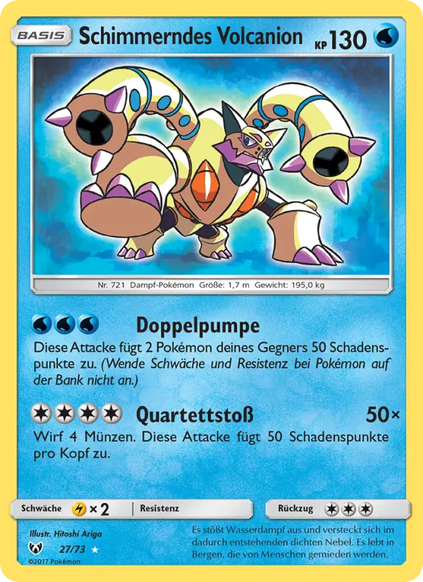 Schimmerndes Volcanion #27 — Schimmernde Legenden