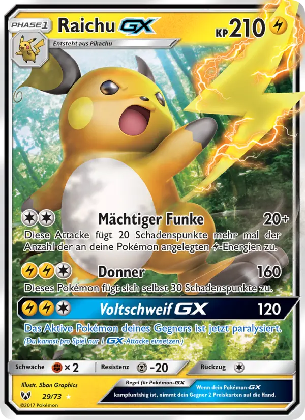 Raichu GX #29