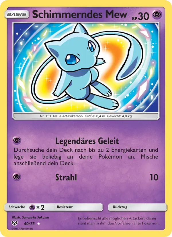 Schimmerndes Mew #40 — Schimmernde Legenden