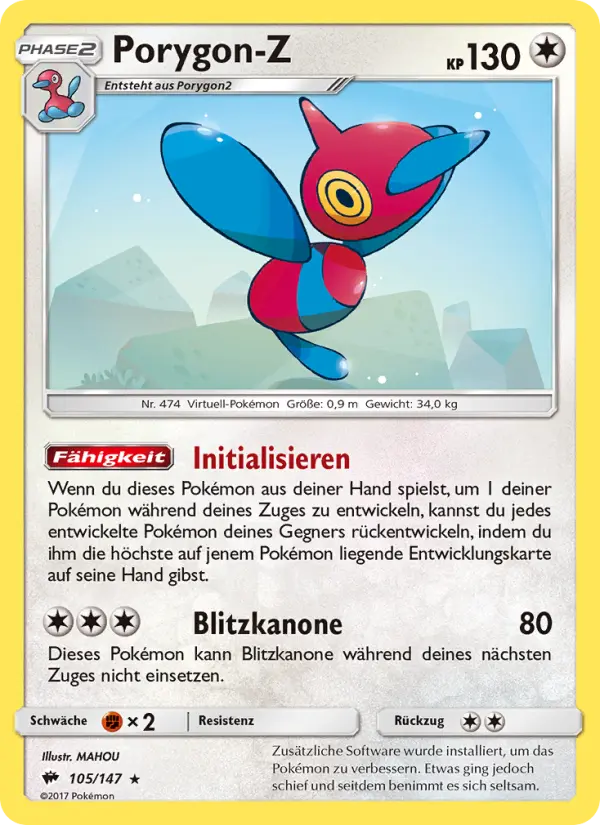 Porygon-Z #105