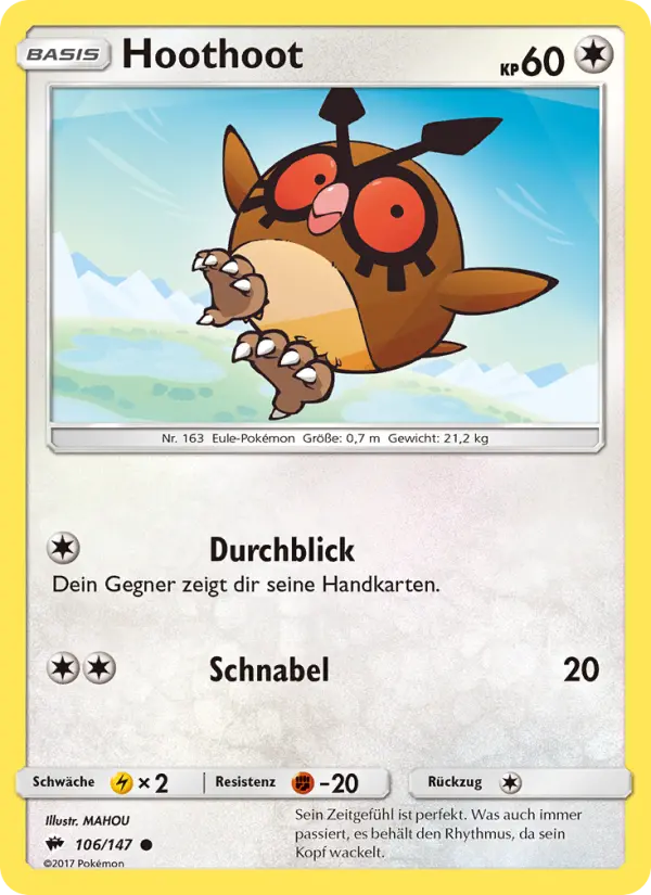 Hoothoot #106