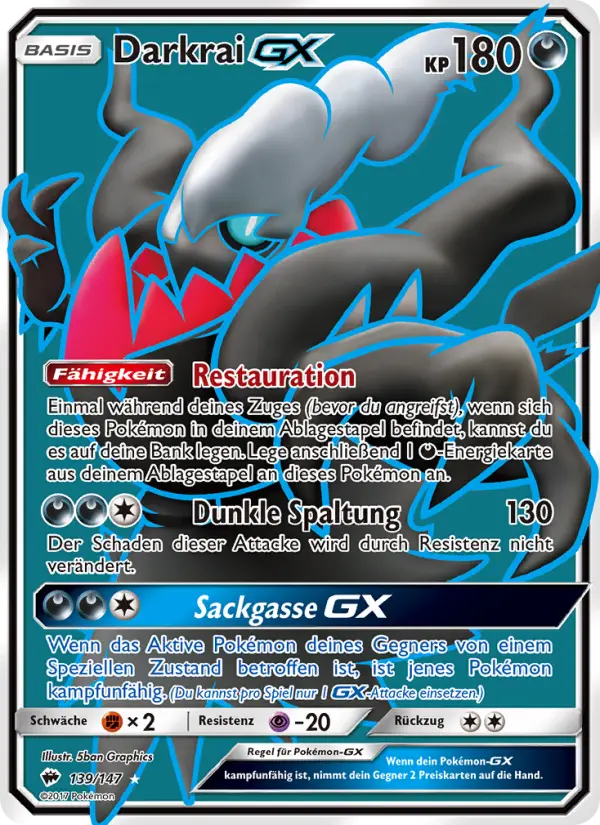 Darkrai GX #139