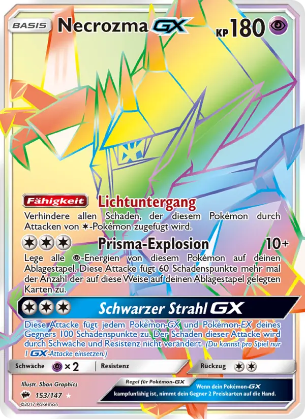 Necrozma GX #153 — Nacht in Flammen
