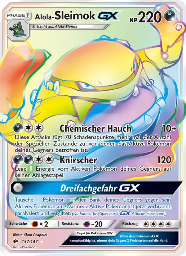 Alola-Sleimok GX #157