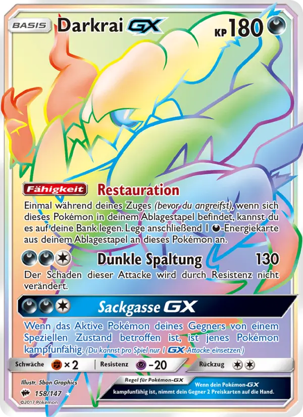 Darkrai GX #158