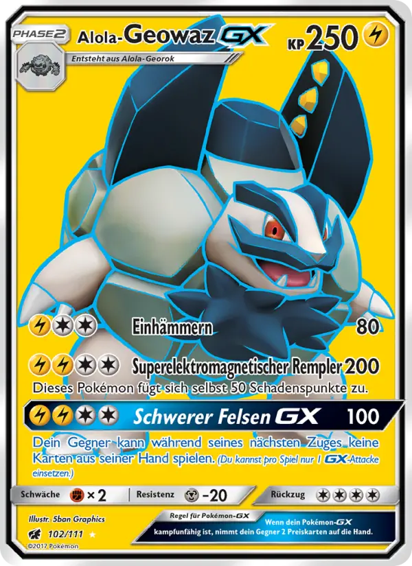 Alola-Geowaz GX #102
