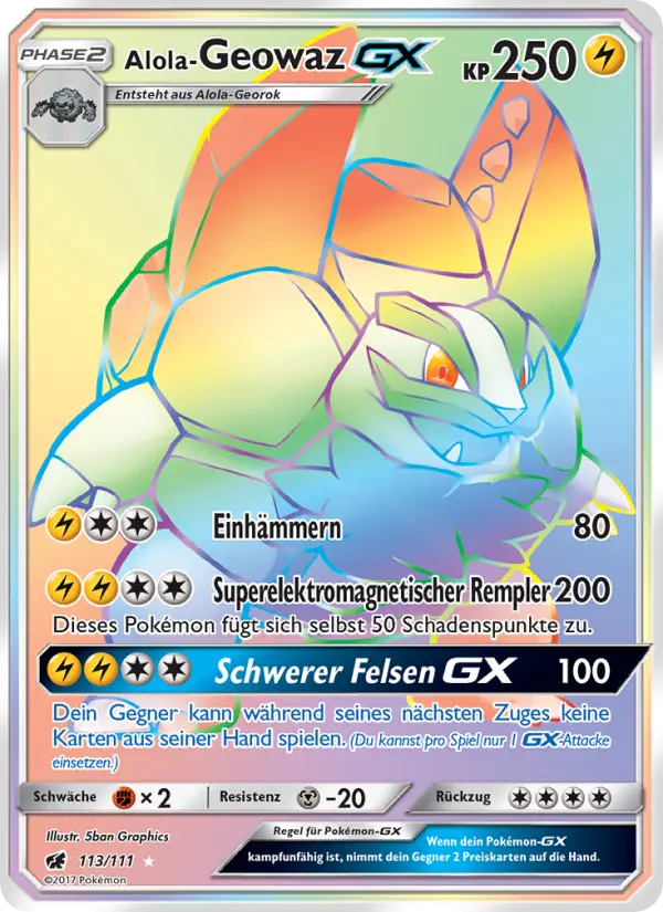 Alola-Geowaz GX #113