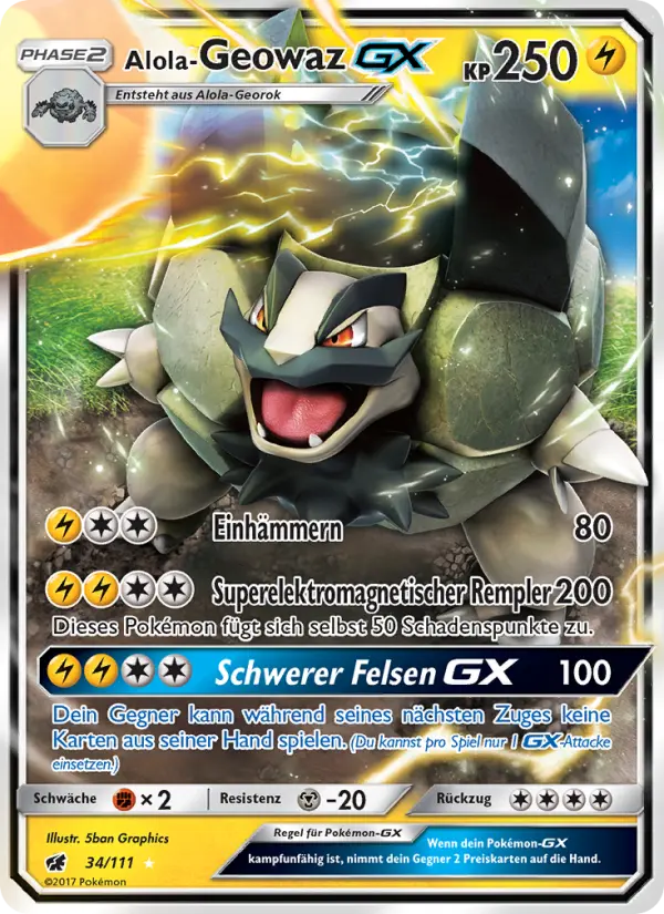 Alola-Geowaz GX #34