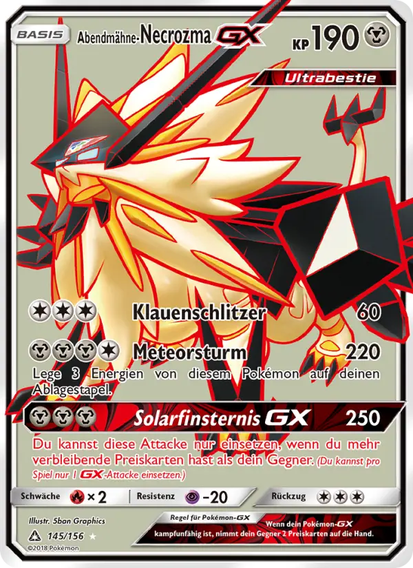 Abendmähne-Necrozma GX #145