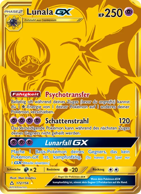 Lunala GX #172